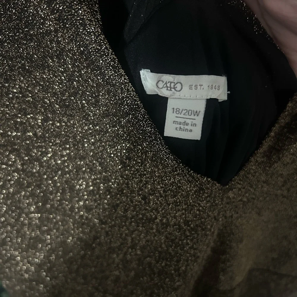 Elegant black and gold Glitter Dress - Picture 5 of 11